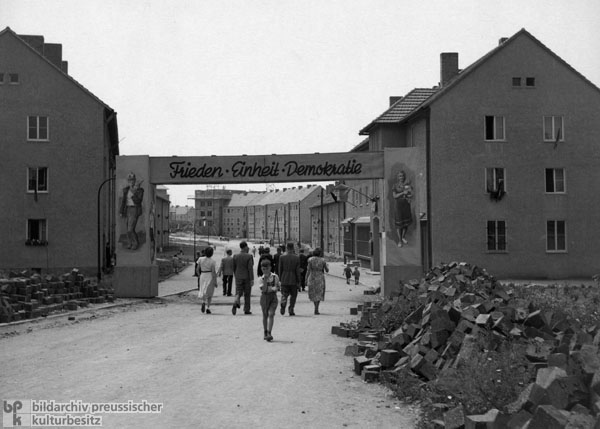 New Buildings in Sangerhausen (Saxony-Anhalt) (1953)